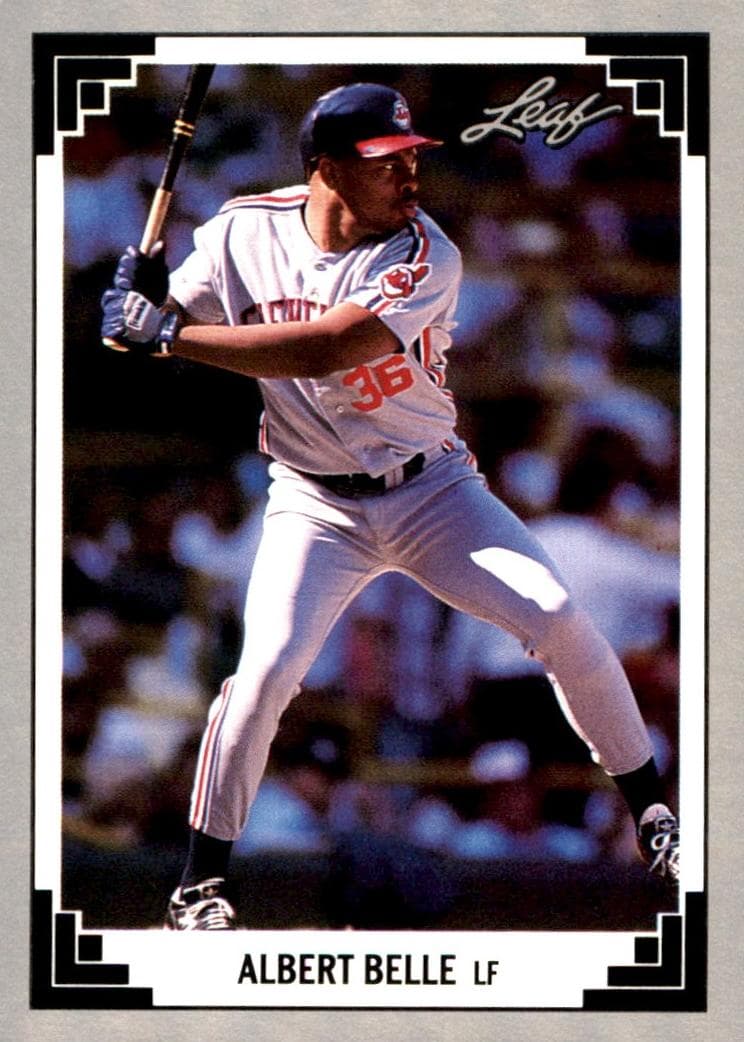 Albert Belle 1991 leaf Leaf