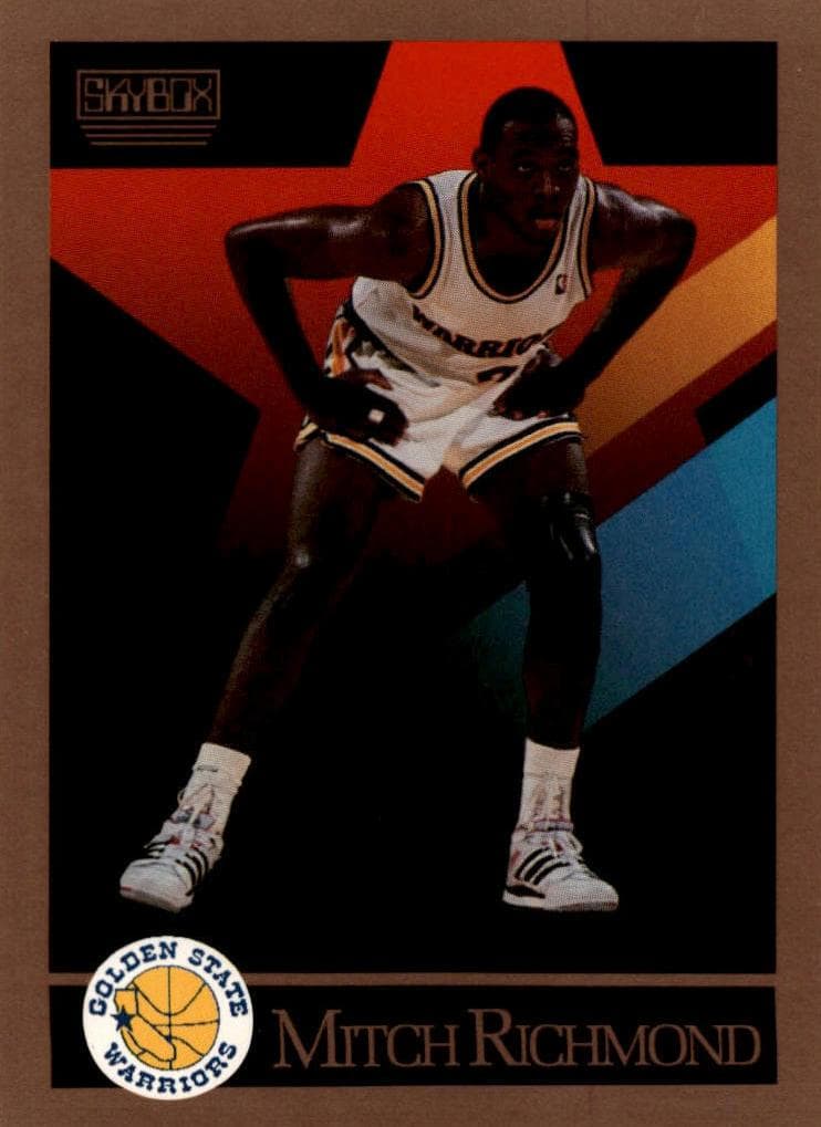 Mitch Richmond 1990 fleer SkyBox