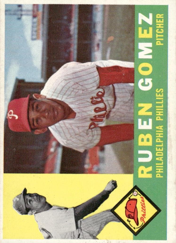 Ruben Gomez 1960 topps Topps