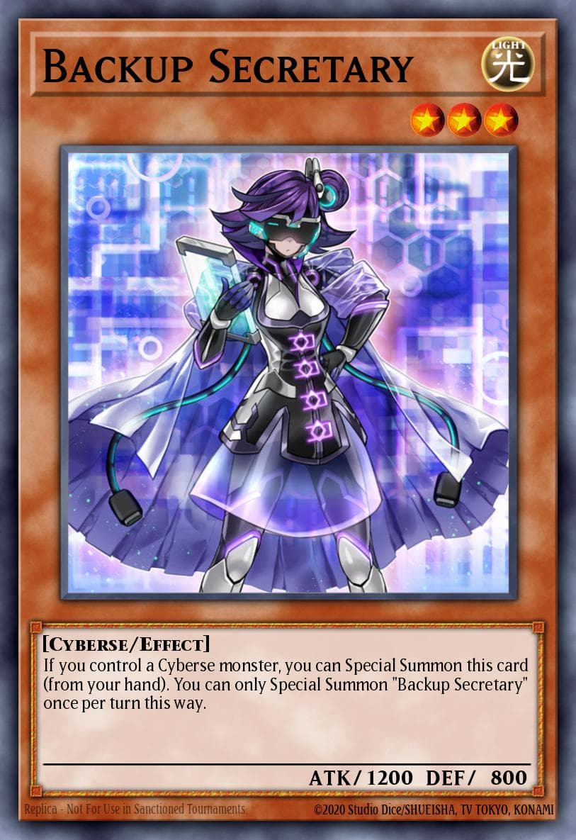 Backup Secretary 2018 Yu-Gi-Oh!