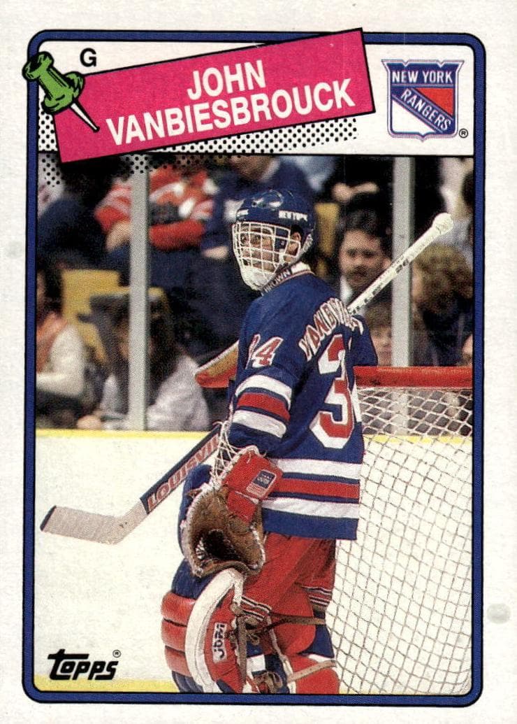 John Vanbiesbrouck 1988 topps