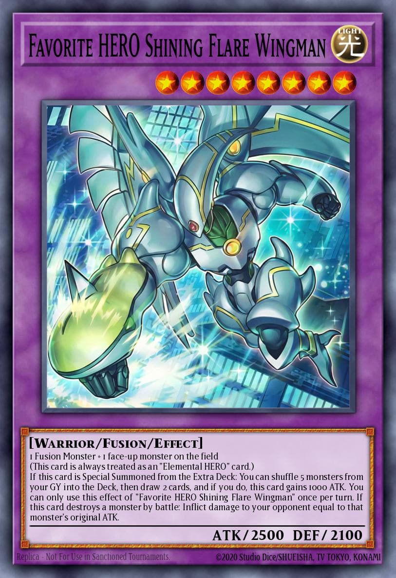 Favorite HERO Shining Flare Wingman #LOCH-JP004