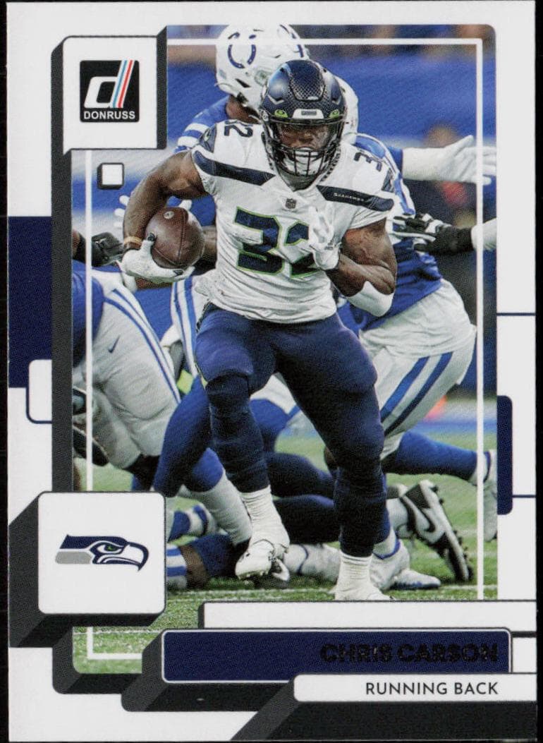 Chris Carson trading card