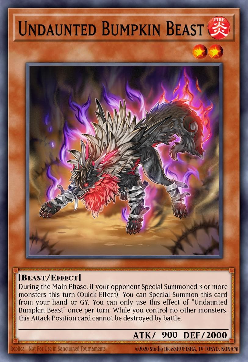 Undaunted Bumpkin Beast 2021 Yu-Gi-Oh! Japanese Burst of Destiny
