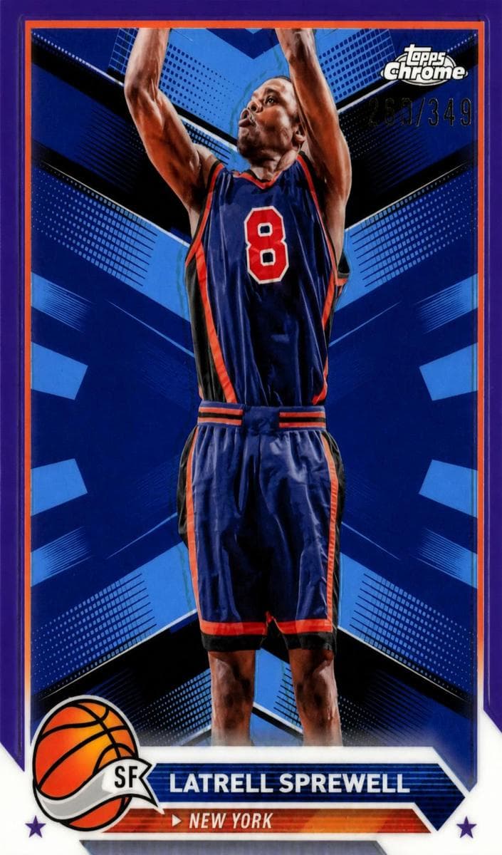 Latrell Sprewell trading card