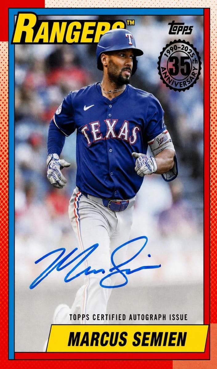 Marcus Semien 2025 topps Topps