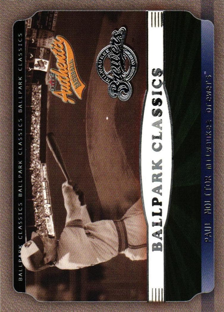 Paul Molitor 2002 fleer Fleer Authentix