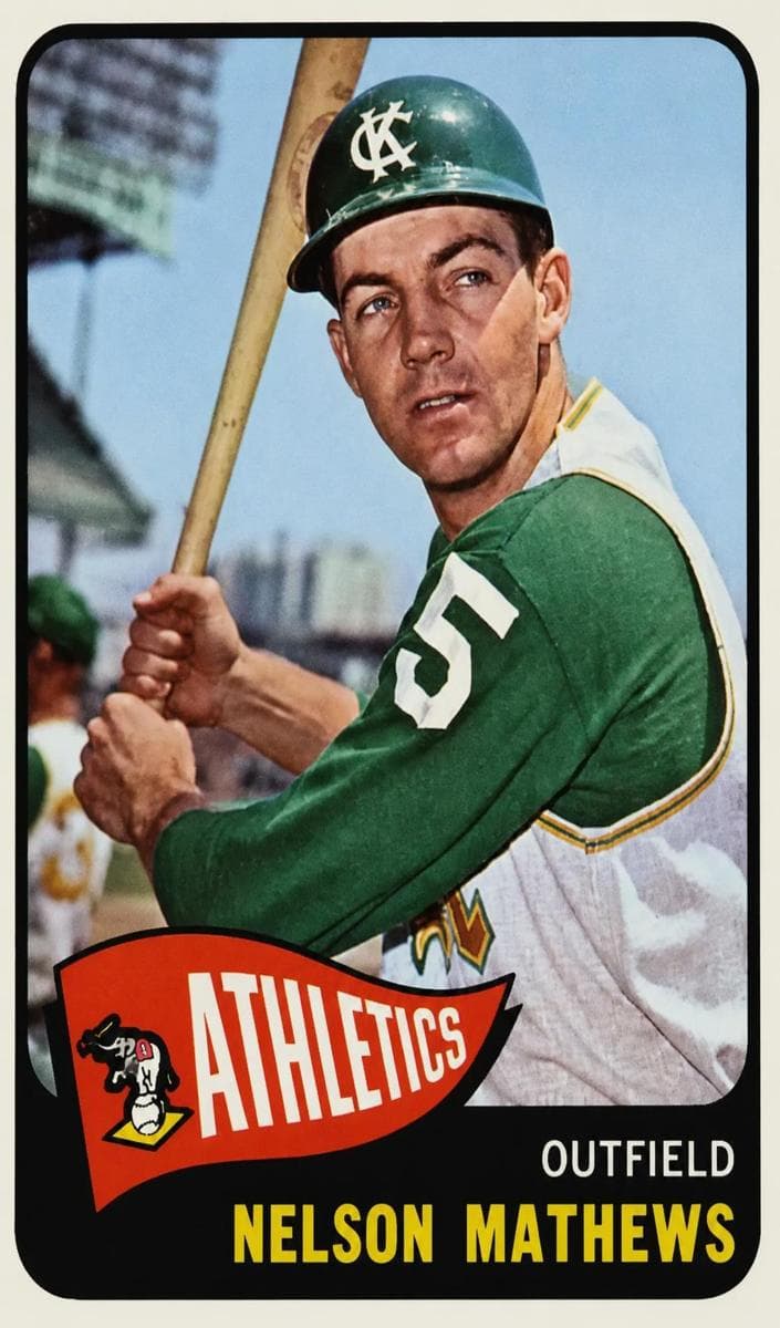 Nelson Mathews 1965 topps