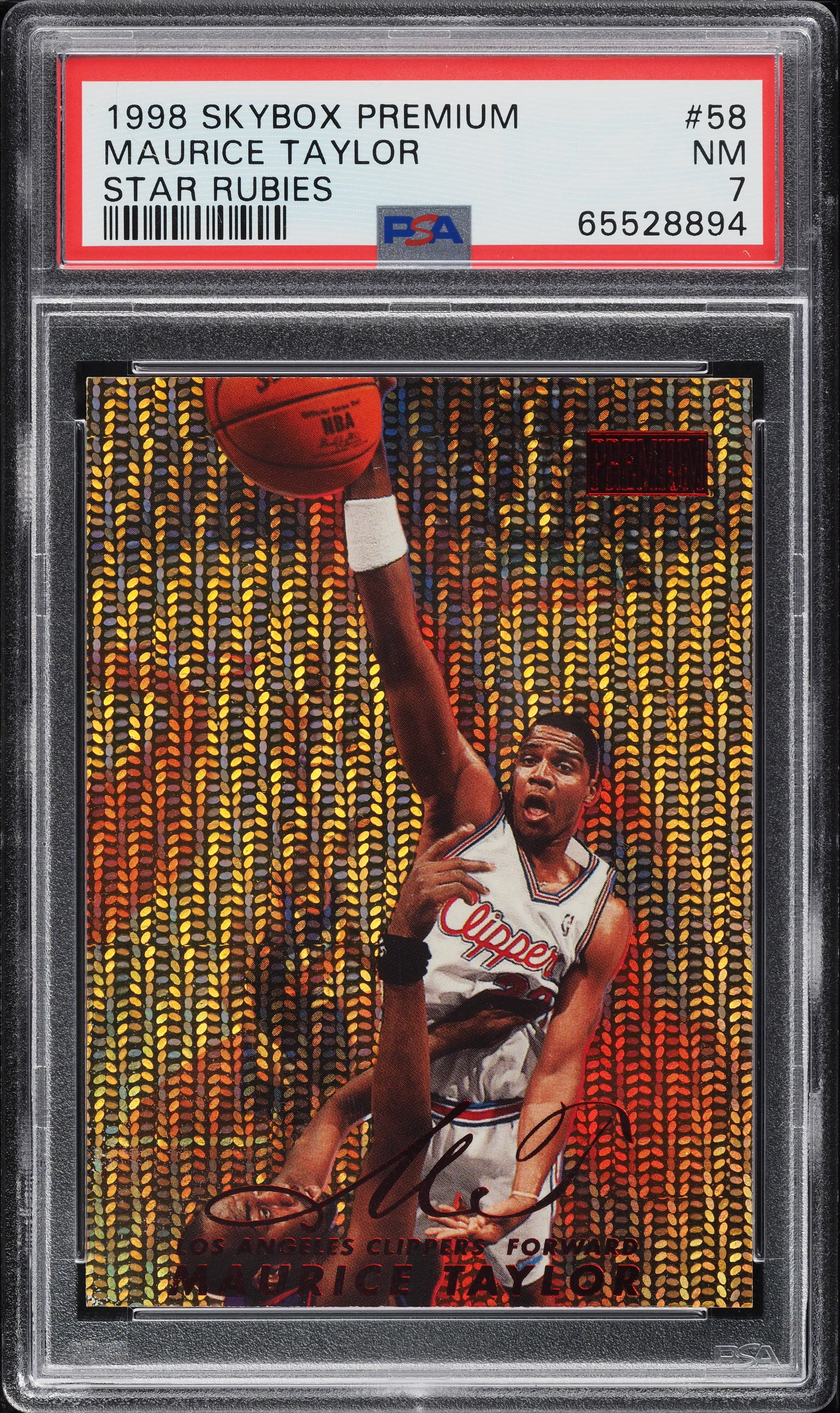 Maurice Taylor 1998 fleer SkyBox Premium