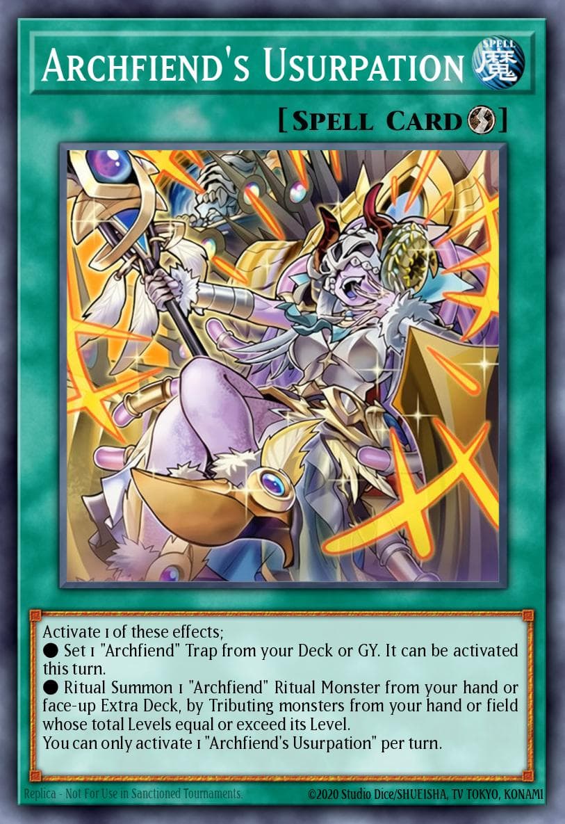 Archfiend's Usurpation #BLZD-EN067