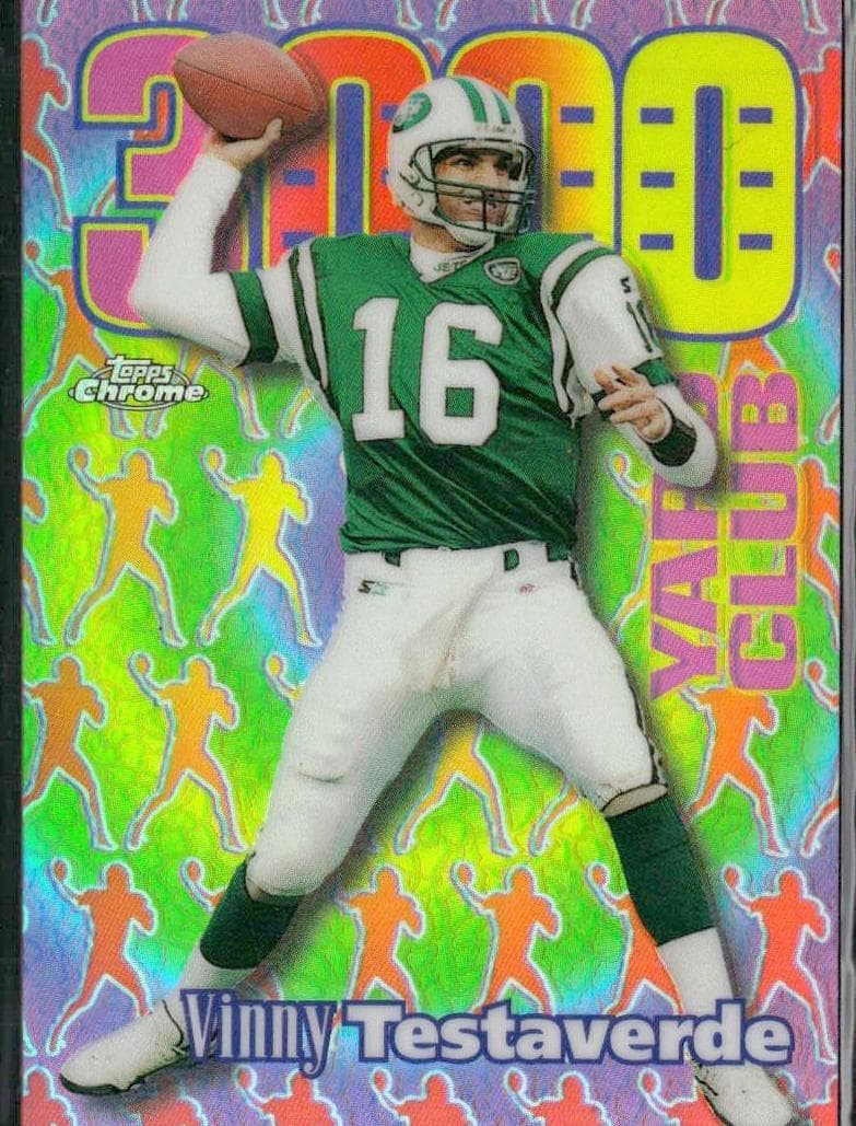 Vinny Testaverde 1999 topps Topps Chrome
