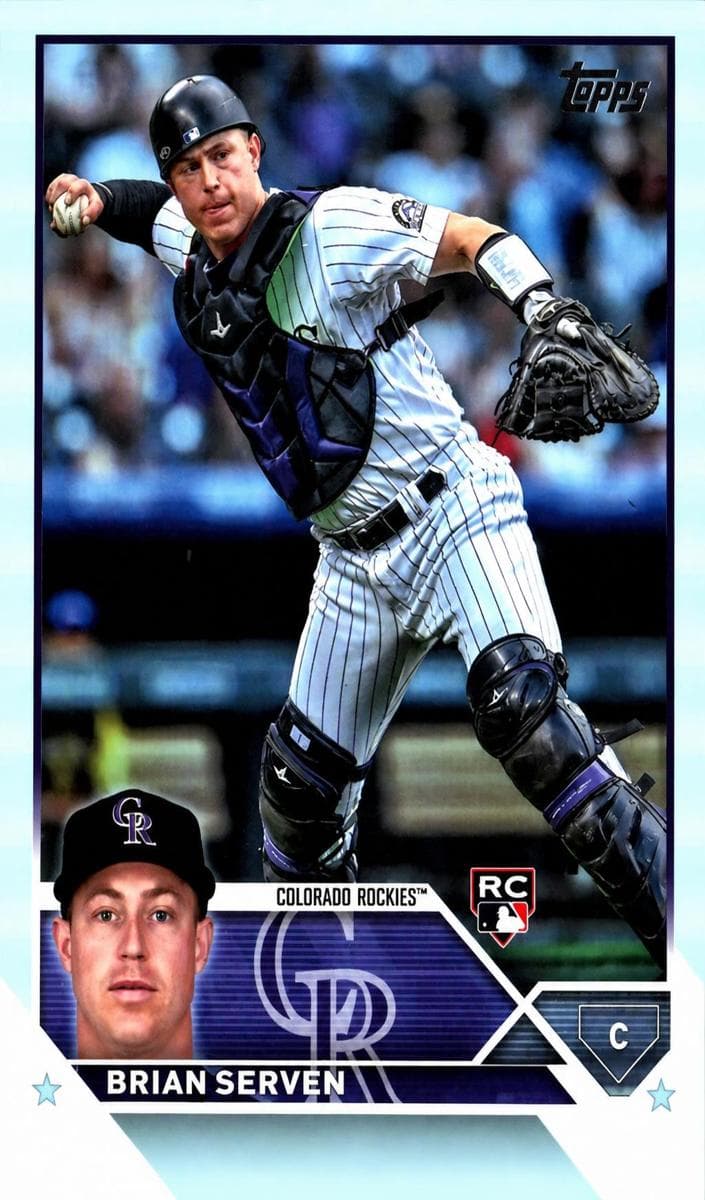 Brian Serven trading card