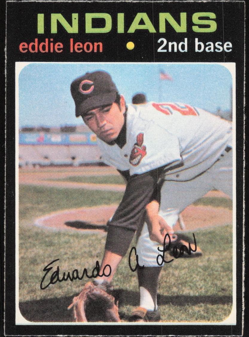 Eddie Leon 1971 topps O-Pee-Chee