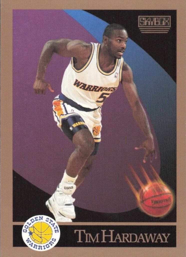 Tim Hardaway 1990 fleer SkyBox