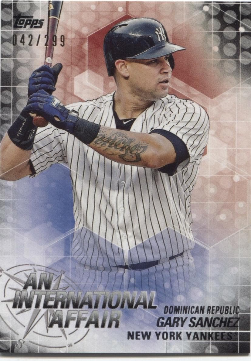 Gary Sanchez 2018 topps Topps Update
