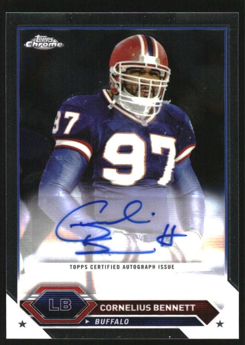 Cornelius Bennett trading card
