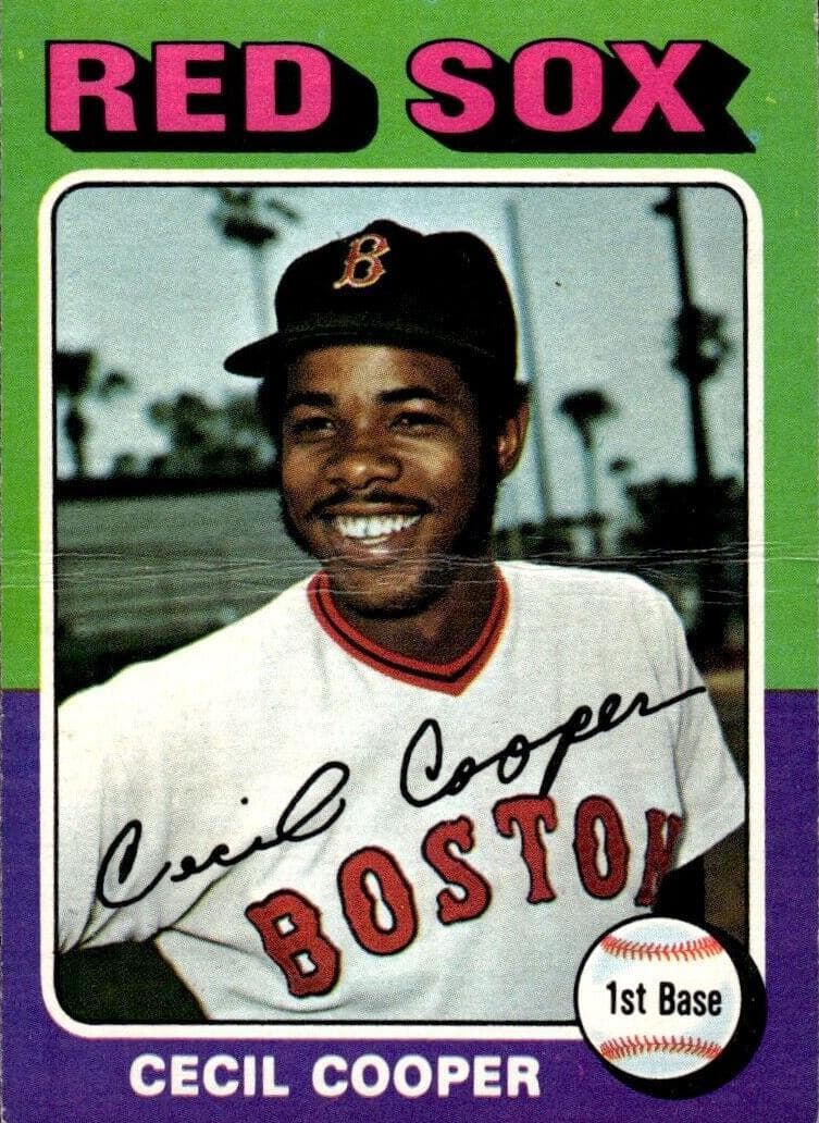 Cecil Cooper 1975 topps O-Pee-Chee