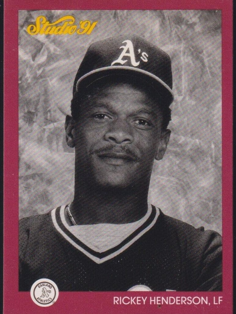 Rickey Henderson 1991 unknown