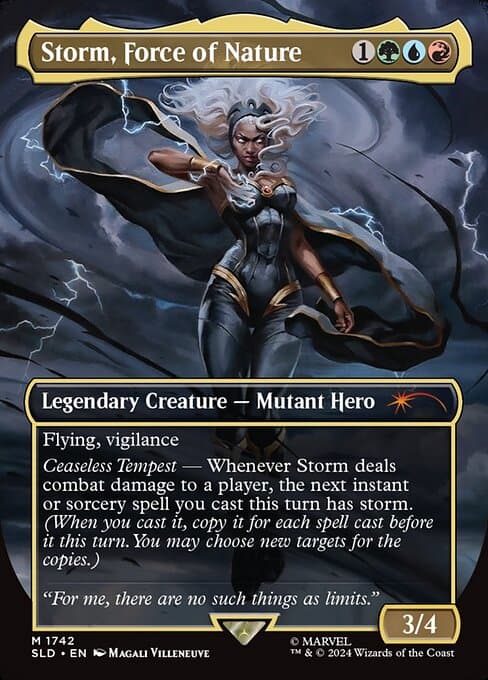 Storm, Force of Nature 2019 Magic: The Gathering Secret Lair Drop