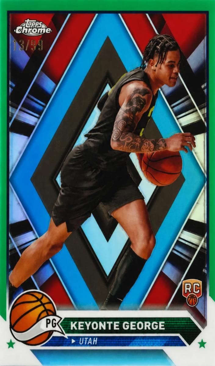 Keyonte George 2023 topps Topps Chrome