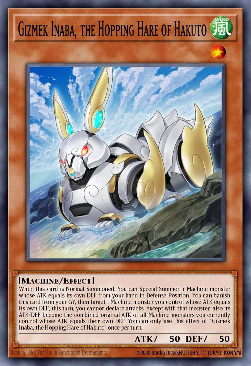 Gizmek Inaba, the Hopping Hare of Hakuto #DAMA-EN015