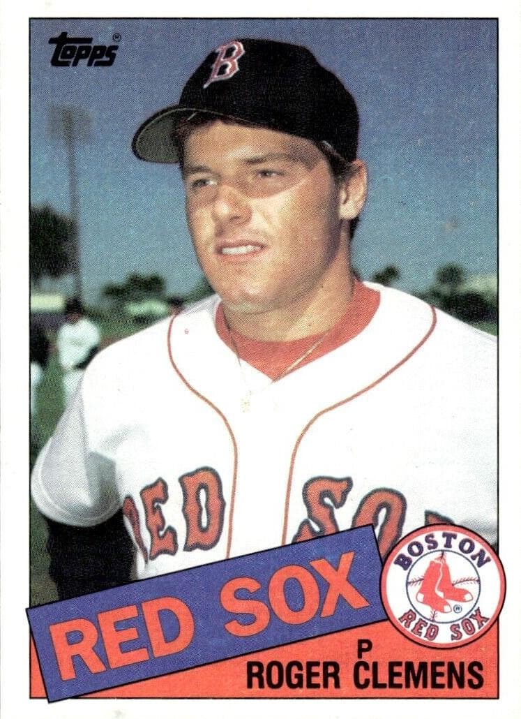 Roger Clemens trading card