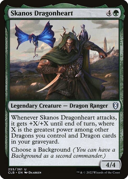 Skanos Dragonheart 2022 Magic: The Gathering Commander Legends: Battle for Baldur's Gate