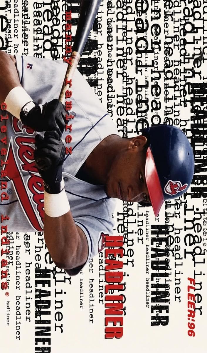 Manny Ramirez 1996 fleer Fleer Update