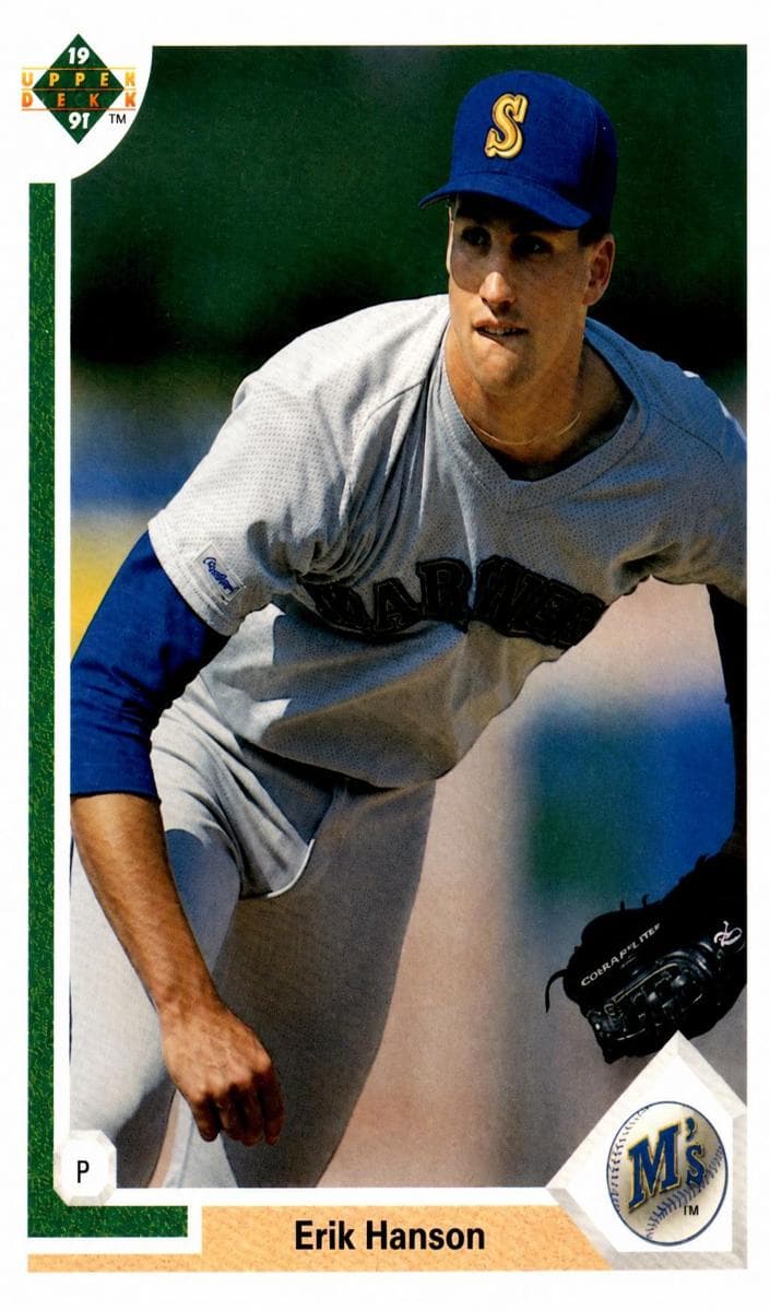 Erik Hanson 1991 upper-deck Upper Deck