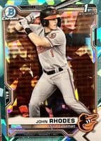 John Rhodes trading card