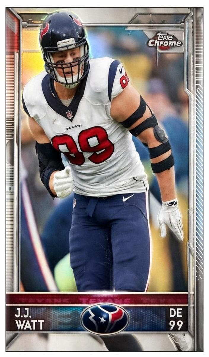 J.J. Watt 2015 topps Topps Chrome