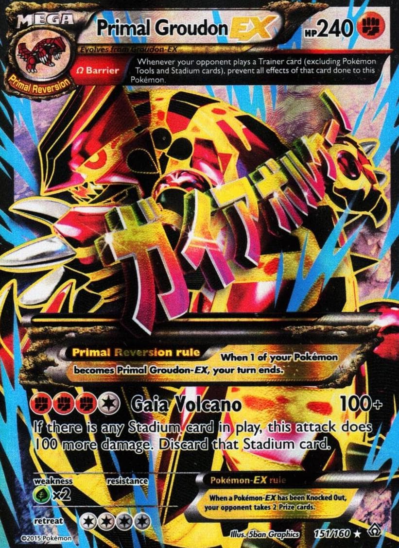 Primal Groudon-EX #151