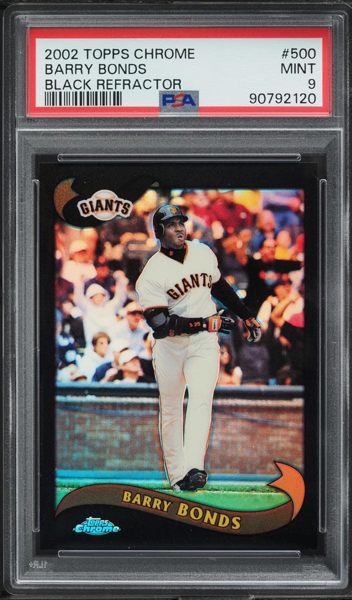 Barry Bonds 2002 topps Topps Chrome