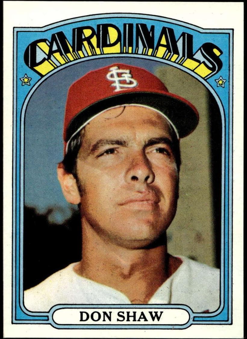 Don Shaw 1972 topps Topps