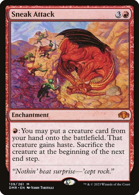 Sneak Attack 2020 Magic: The Gathering Double Masters