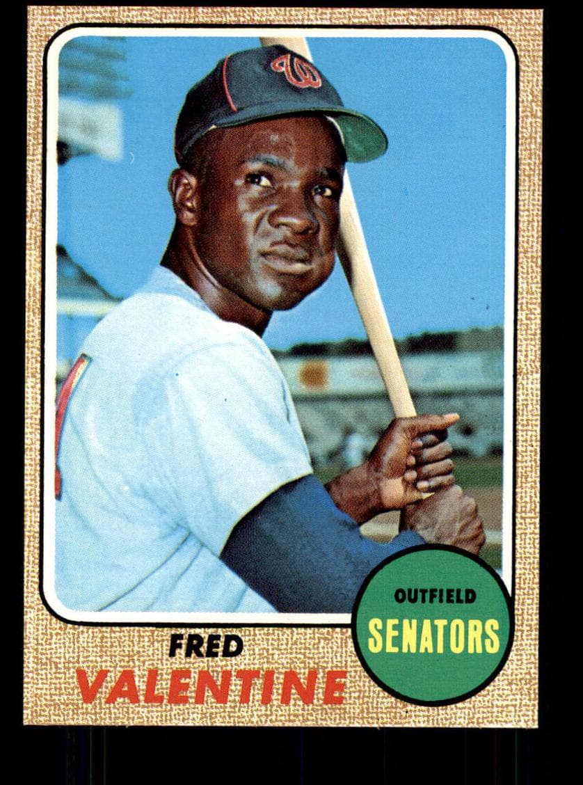 Fred Valentine 1968 topps Topps