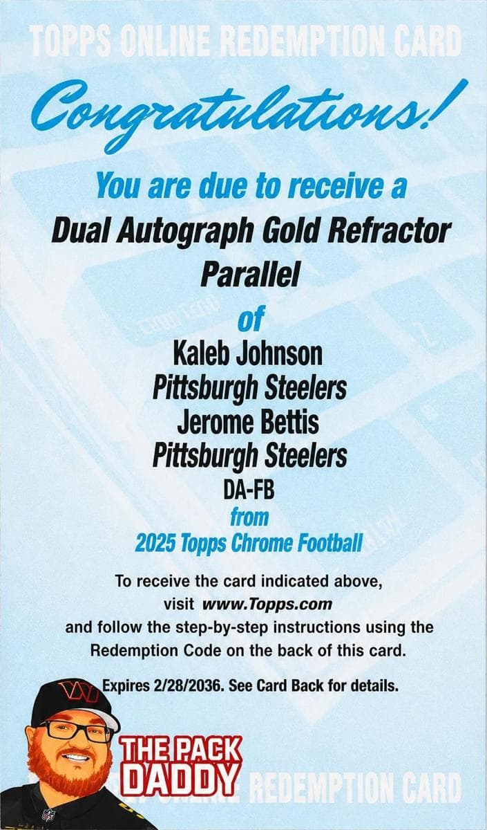 Kaleb Johnson #DA-FB