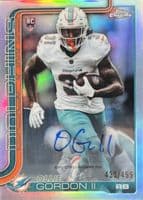 Ollie Gordon II 2025 topps Topps Chrome Rookie Autographs example 1
