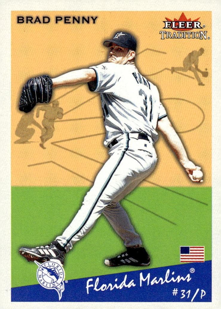 Brad Penny trading card
