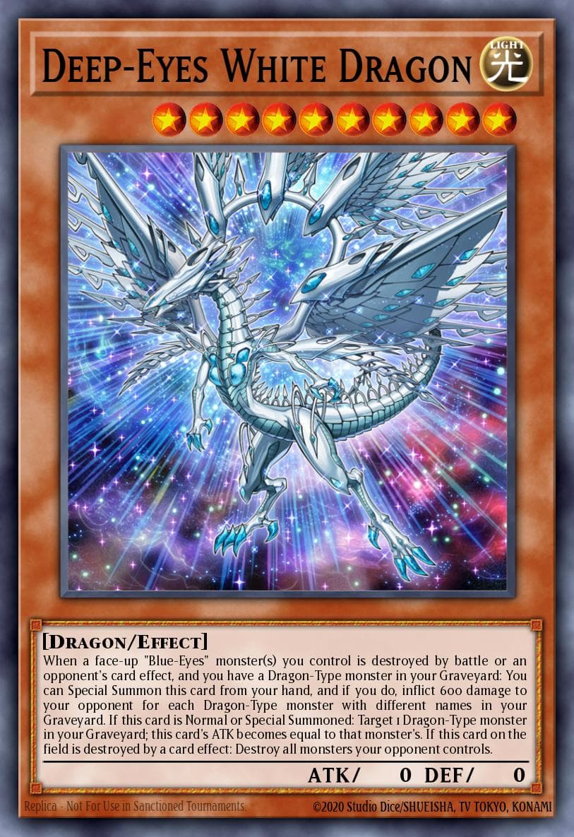 Deep-Eyes White Dragon 2019 Yu-Gi-Oh! Japanese 20th Anniversary Legend Collection