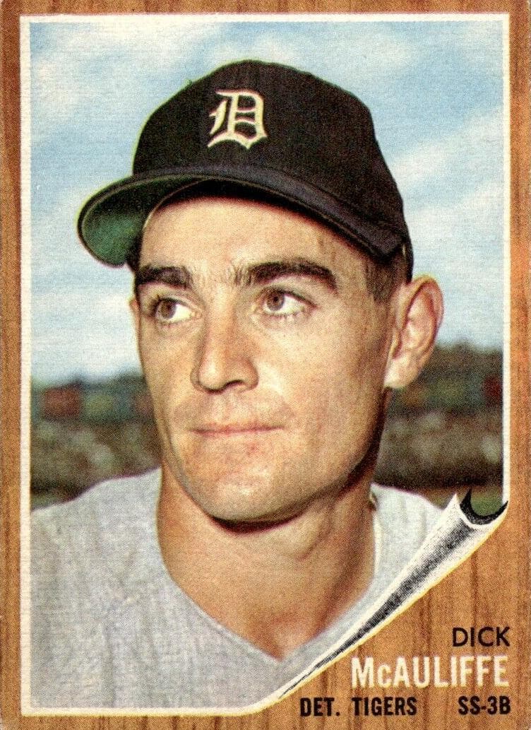 Dick McAuliffe 1962 topps Topps