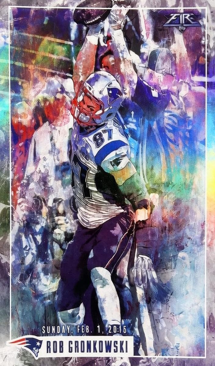 Rob Gronkowski 2015 topps Topps Fire