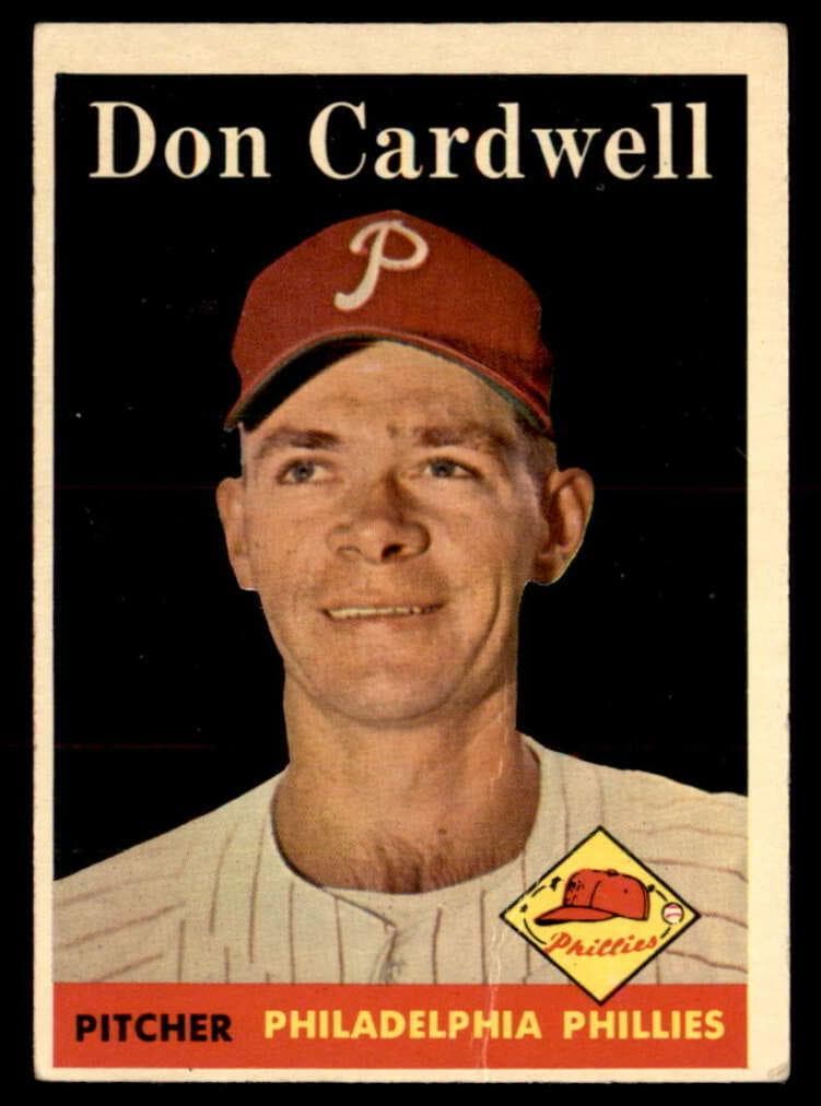 Don Cardwell 1958 topps Topps