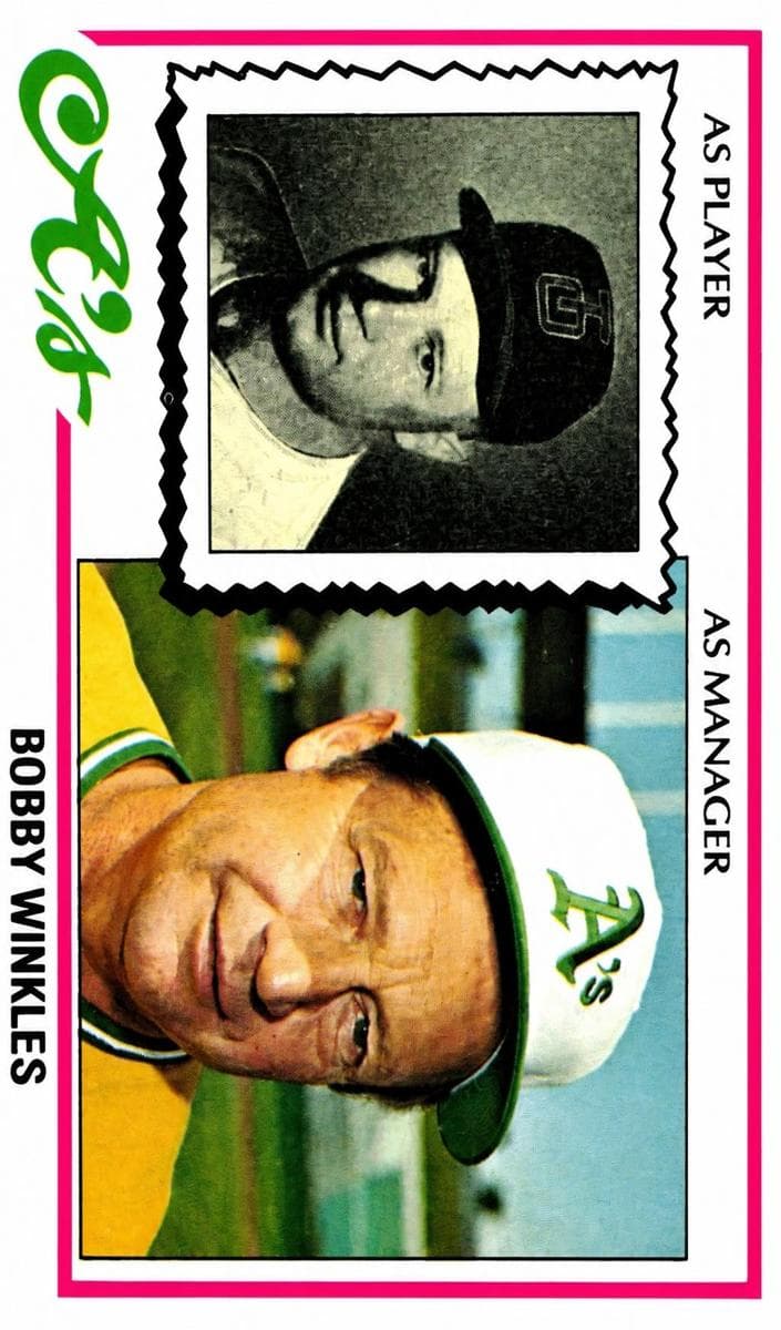 Bobby Winkles 1978 topps Topps