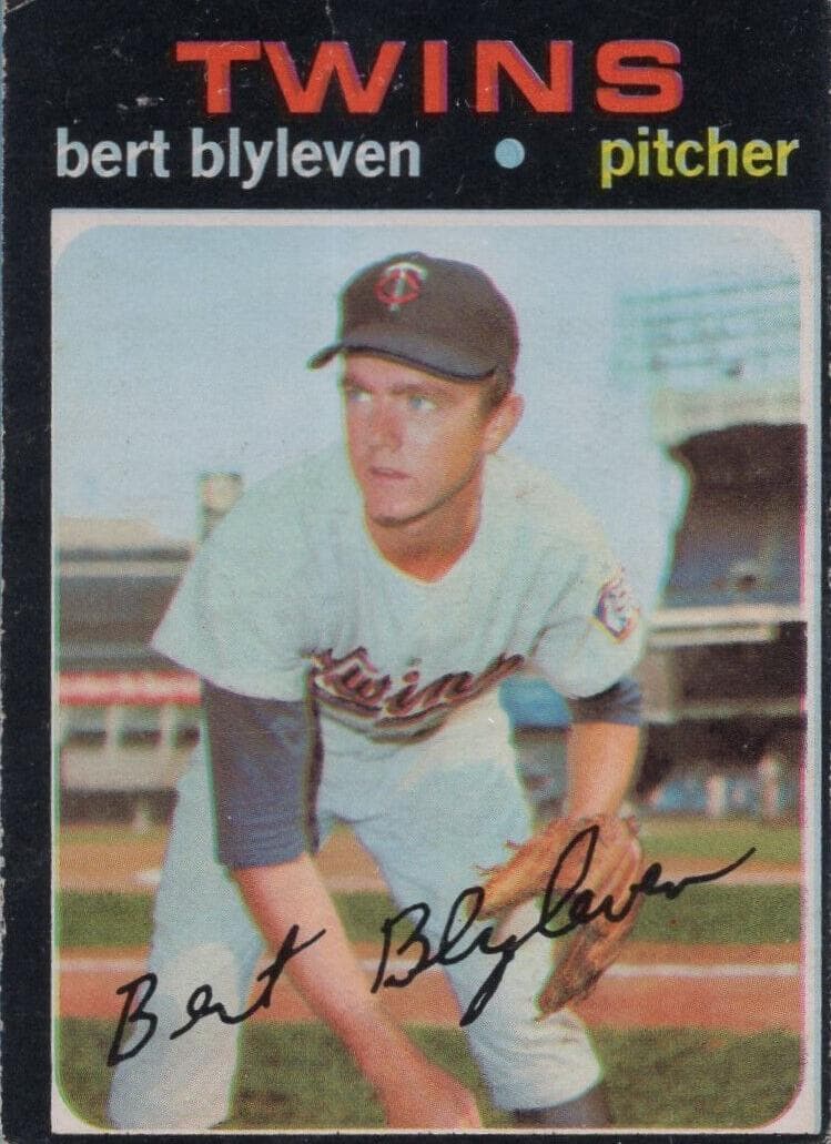 Bert Blyleven 1971 topps O-Pee-Chee