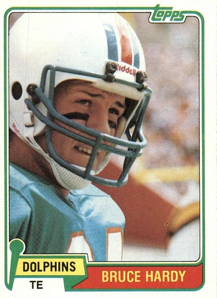 Bruce Hardy 1981 topps Topps