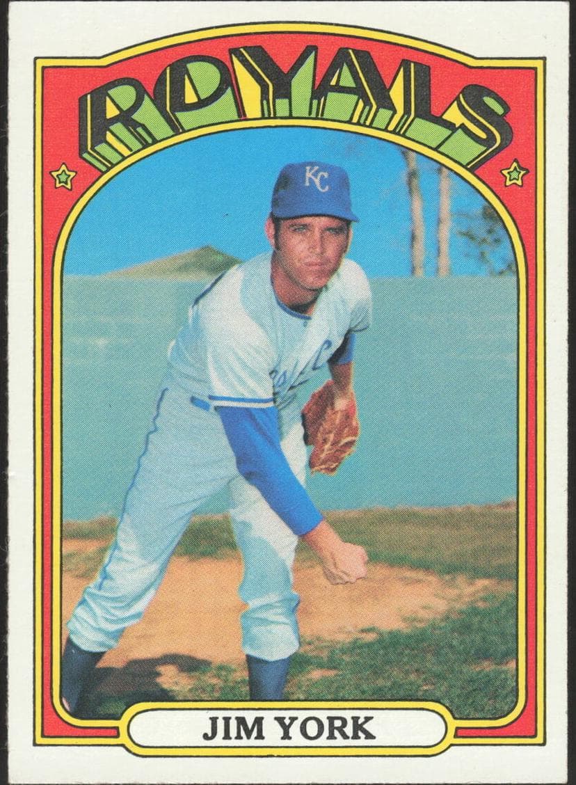 Jim York 1972 topps Topps