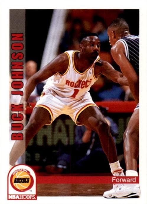 Buck Johnson 1992 panini Hoops