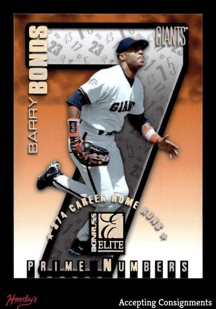 Barry Bonds 1998 panini
