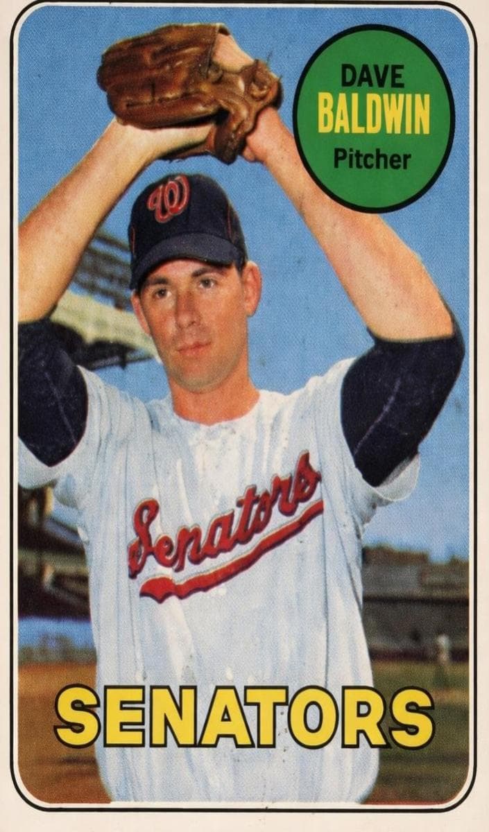 Dave Baldwin 1969 topps O-Pee-Chee